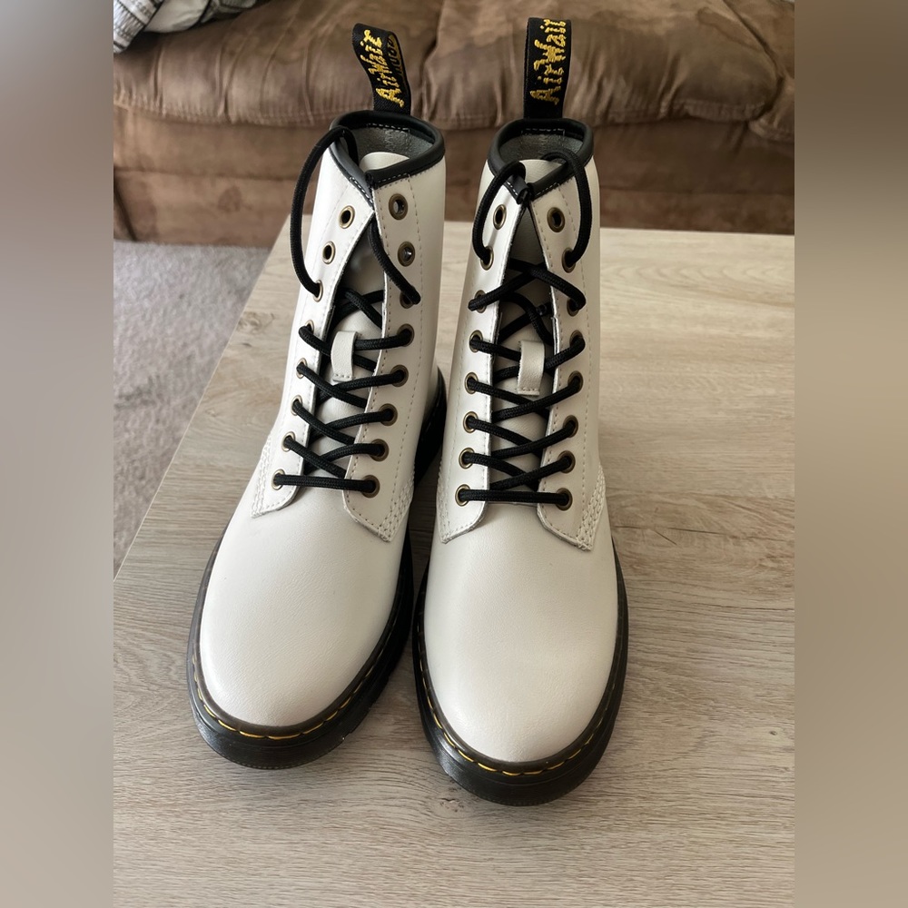 White Doc Marten Boots